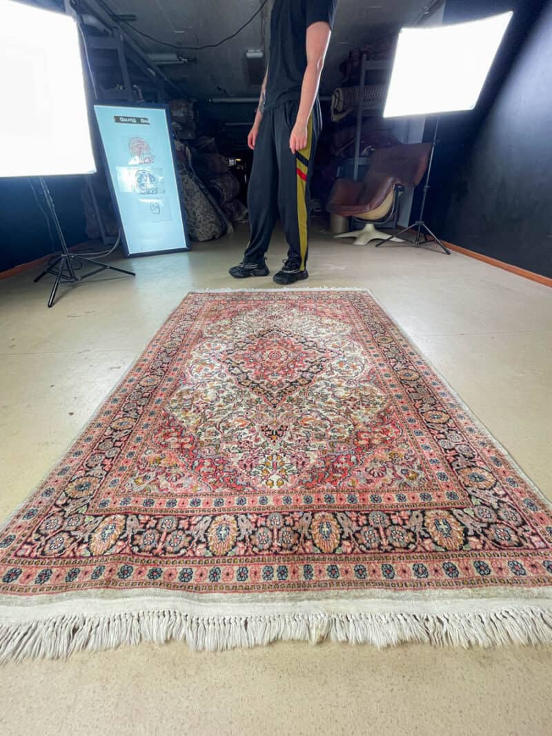 silkkimatto harmonisen elegantti kasmir 171 x 117 cm
