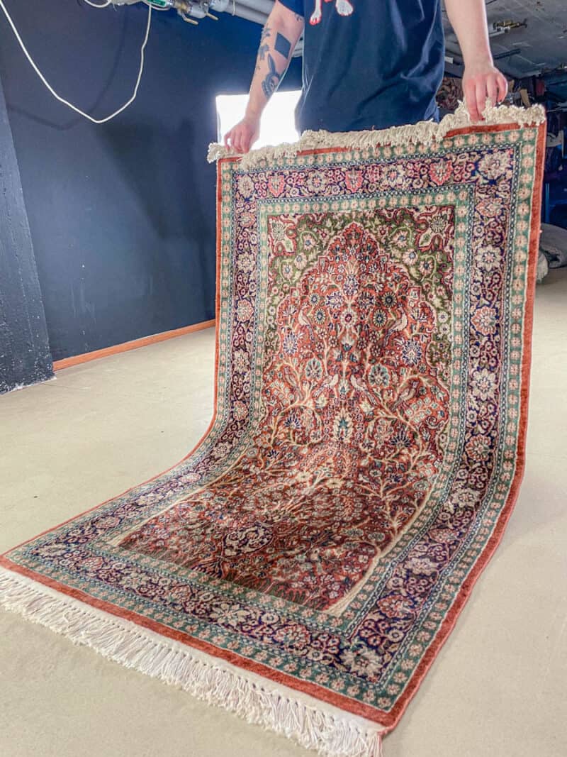 silkkimatto paratiisi kasmir 155 x 90 cm