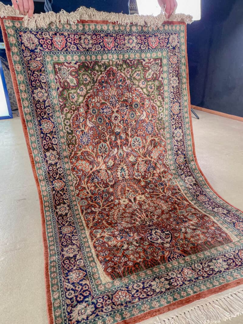silkkimatto paratiisi kasmir 155 x 90 cm