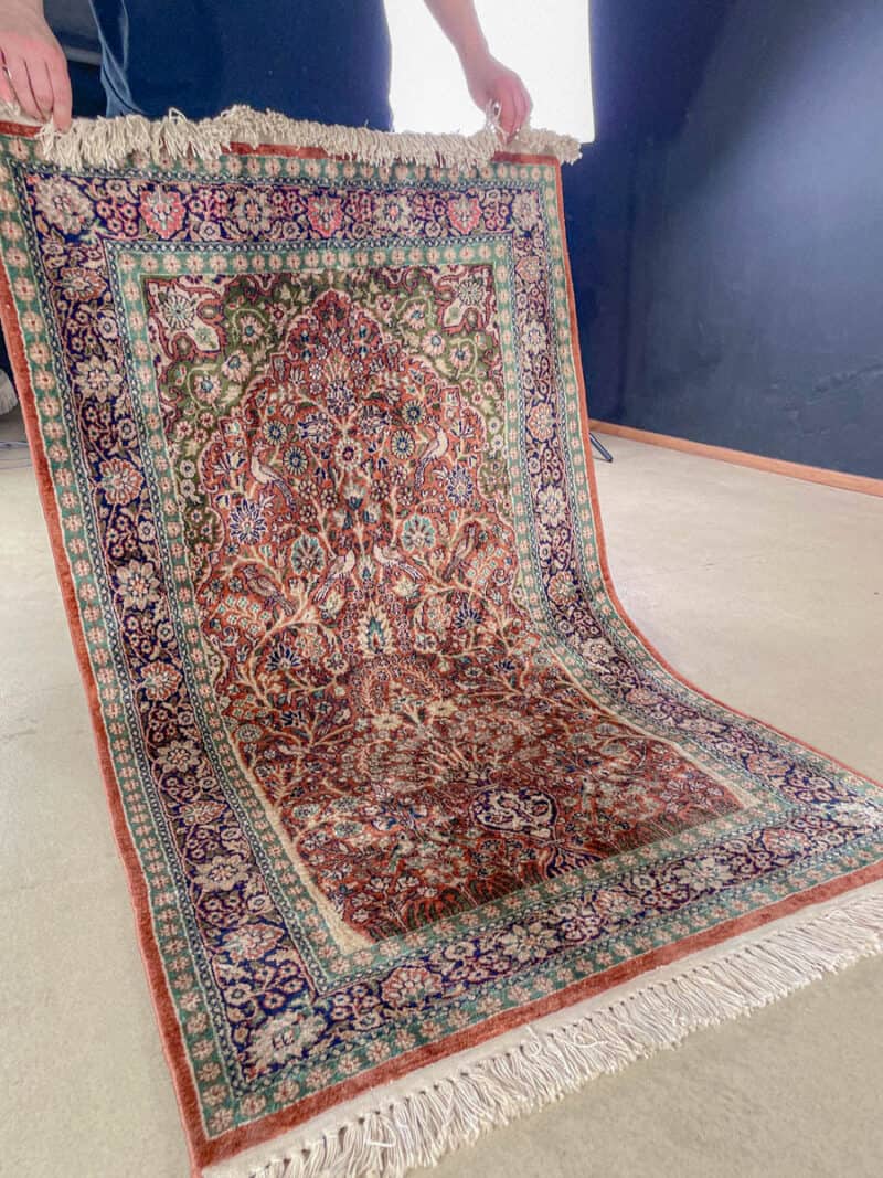 silkkimatto paratiisi kasmir 155 x 90 cm