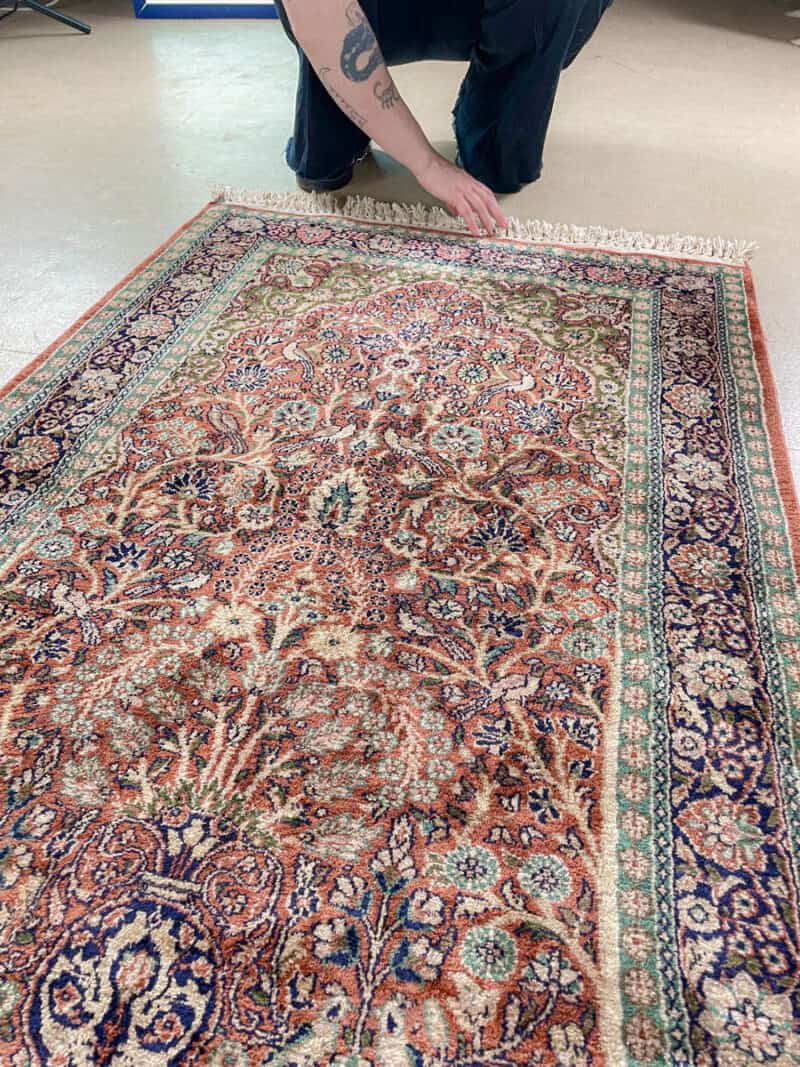 silkkimatto paratiisi kasmir 155 x 90 cm