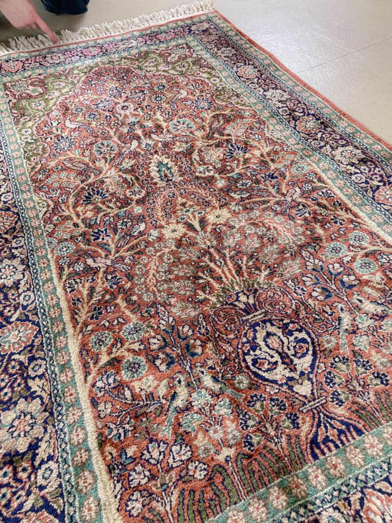 silkkimatto paratiisi kasmir 155 x 90 cm