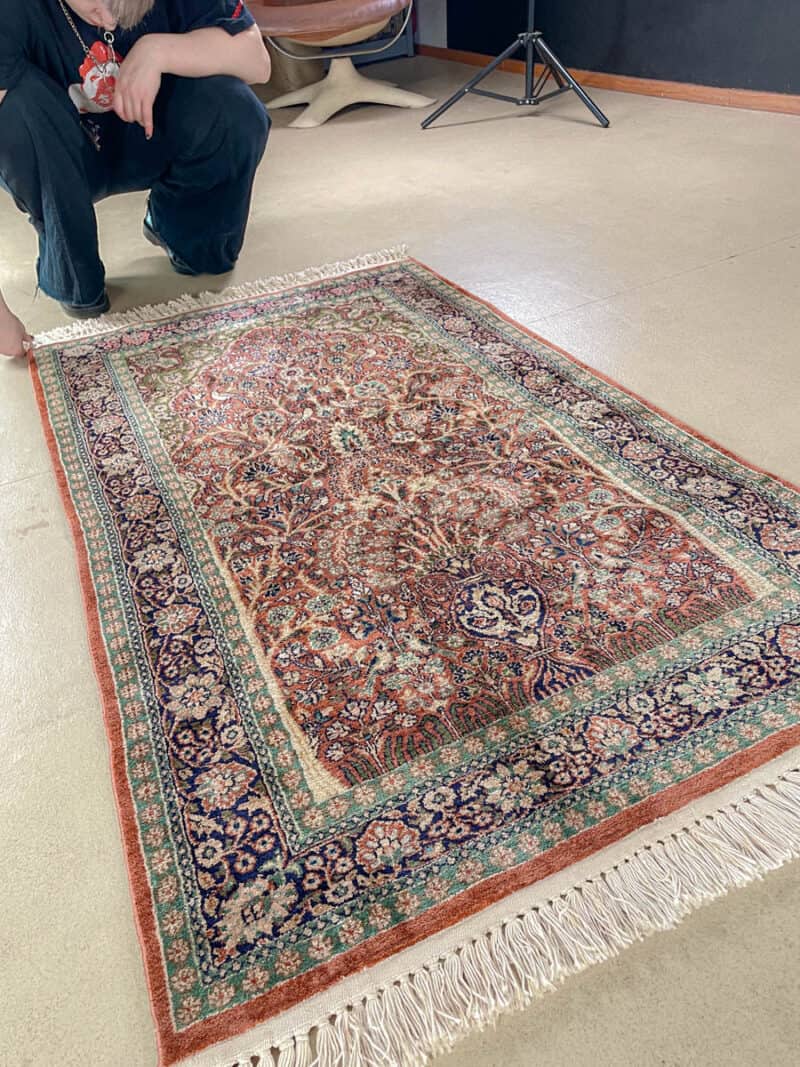silkkimatto paratiisi kasmir 155 x 90 cm