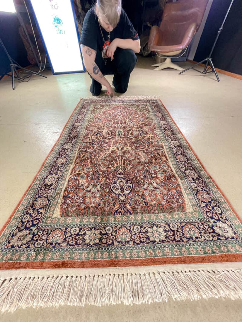 silkkimatto paratiisi kasmir 155 x 90 cm
