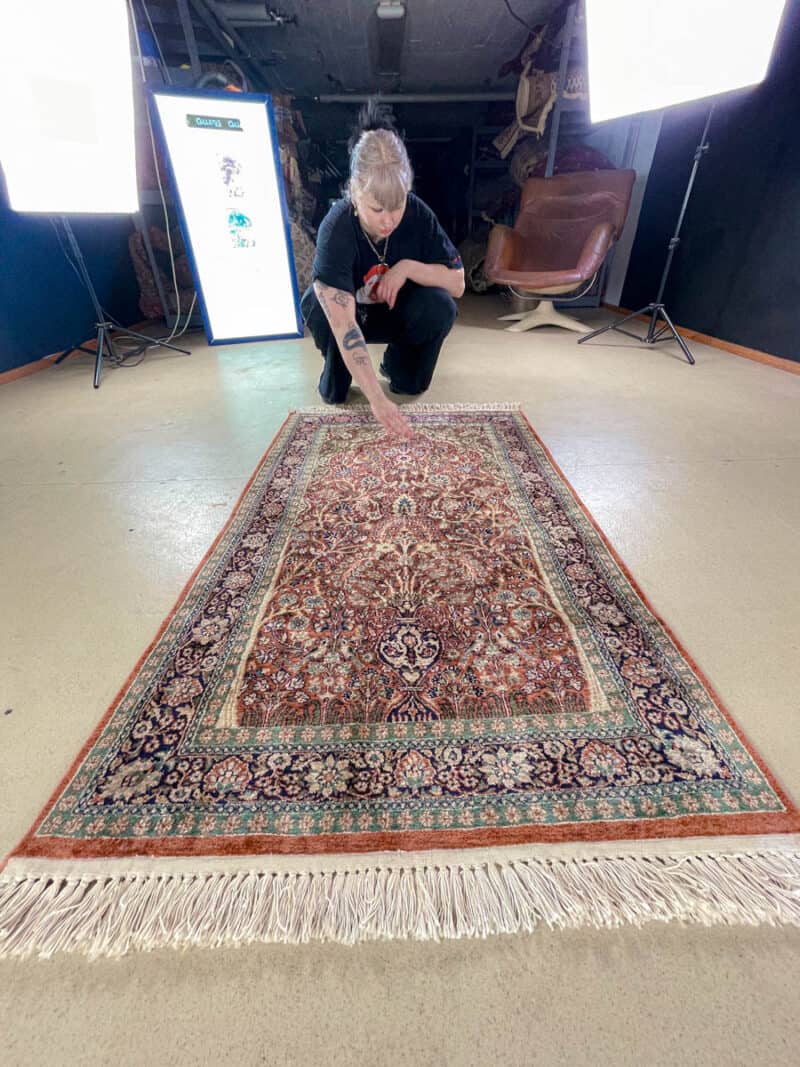 silkkimatto paratiisi kasmir 155 x 90 cm