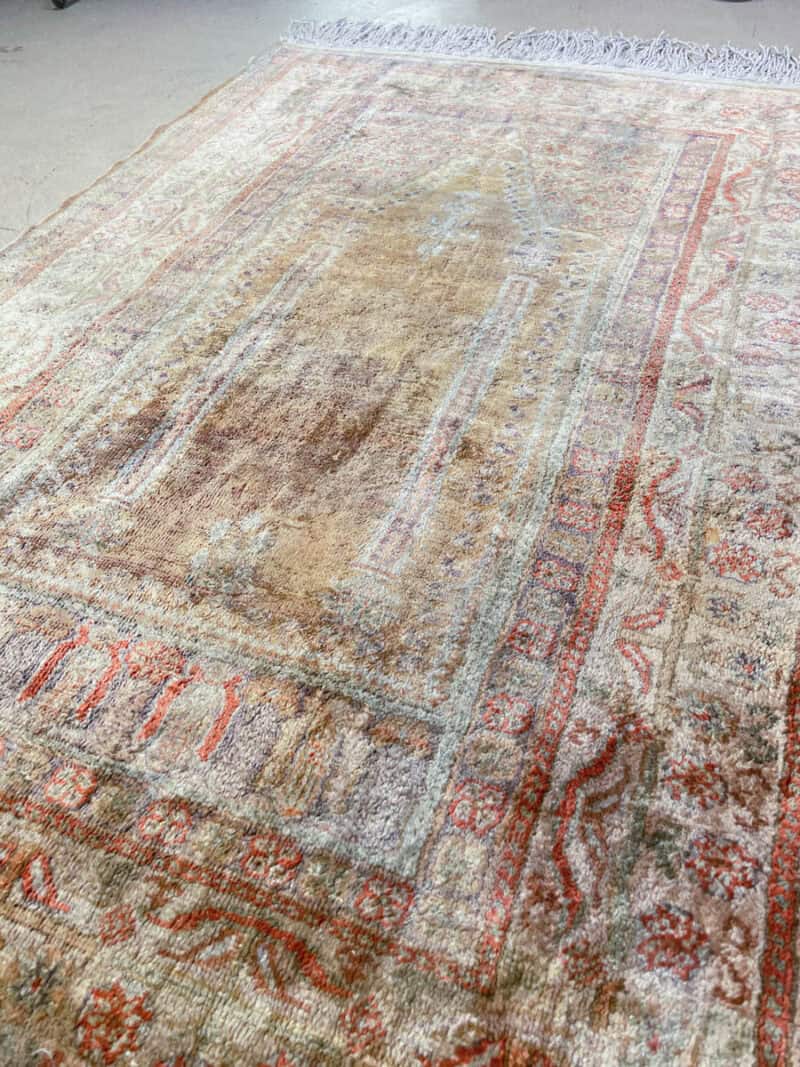 silkkimatto elegantti puoliantiikki kayseri 128 x 89 cm
