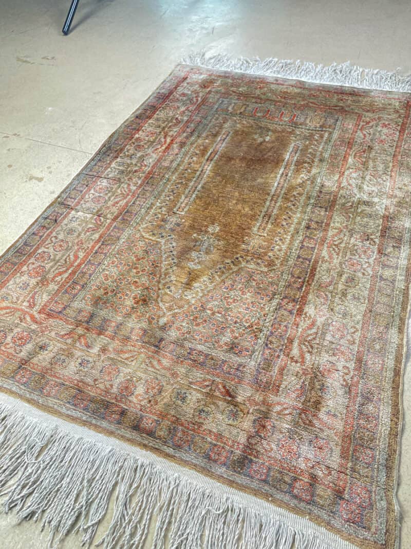 silkkimatto elegantti puoliantiikki kayseri 128 x 89 cm