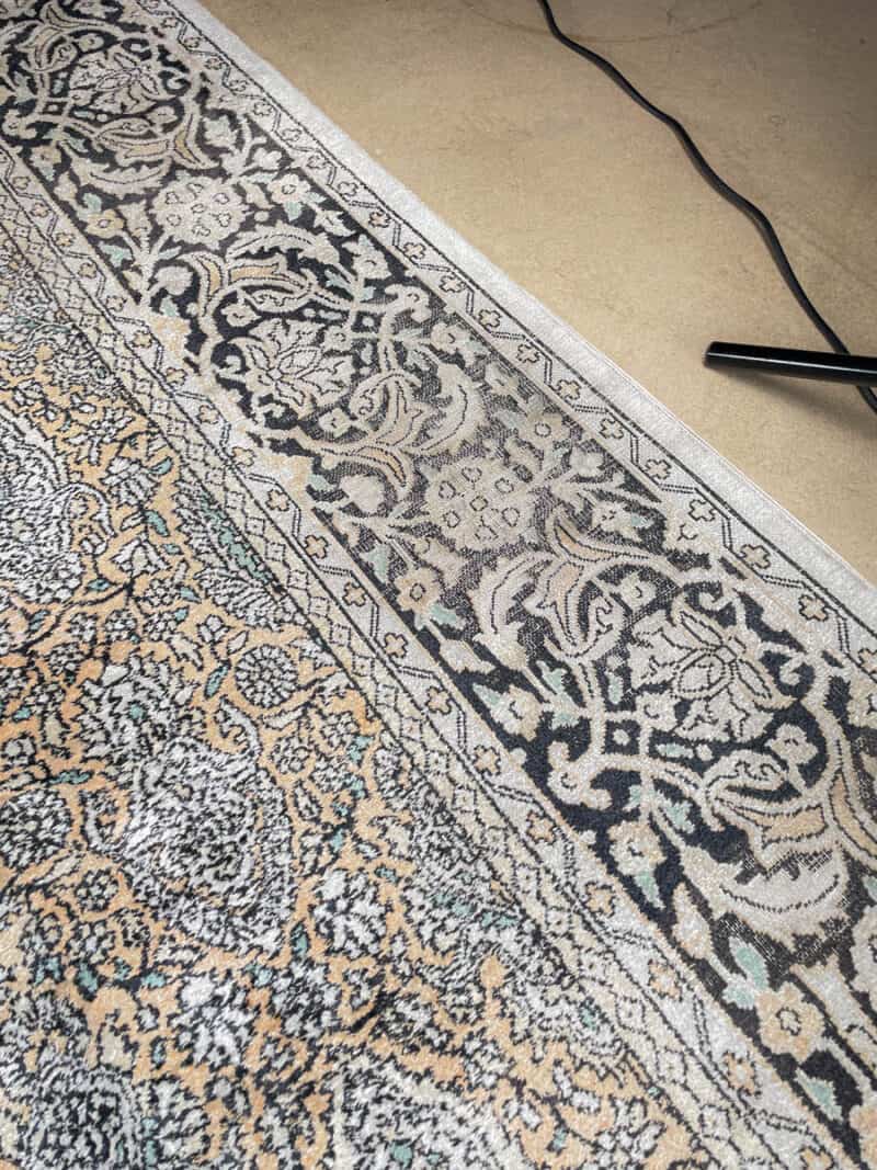 silkkimatto vaaleanpunainen puutarha ghom 147 x 91 cm (kopio)