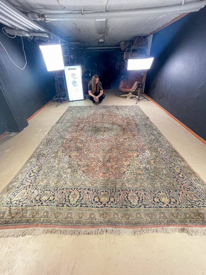 silkkimatto harmoninen persikkainen kasmir 360 x 270 cm (kopio)