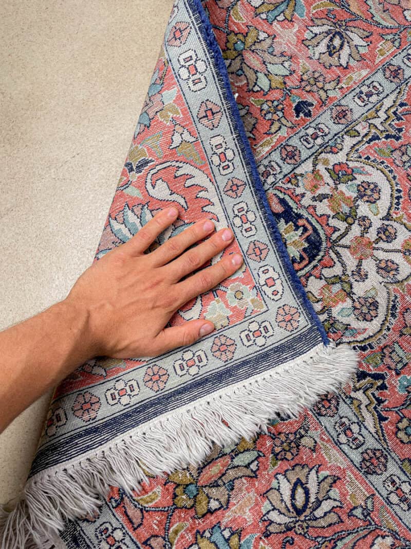 silkkimatto harmoninen ghom 1970 luvulta 333 x 241 cm (kopio)