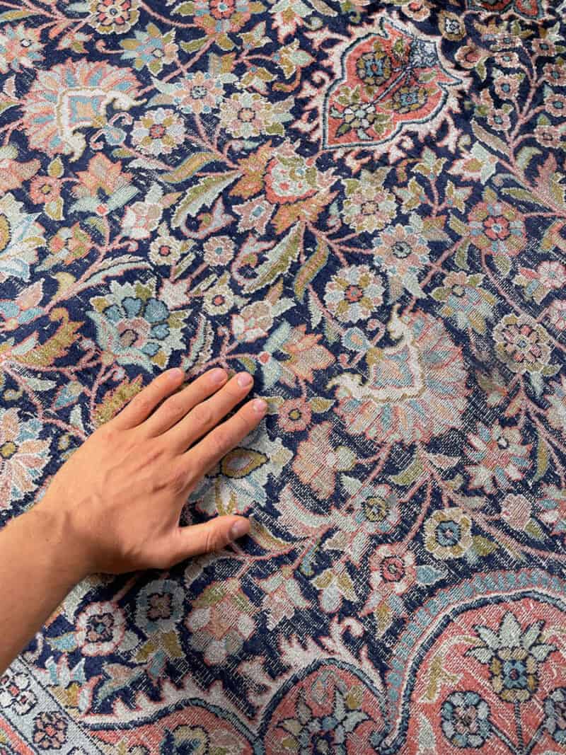 silkkimatto tyrmäävä perinteinen ghom 280 x 185 cm