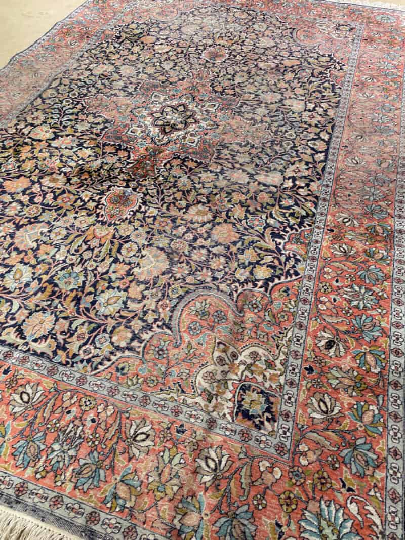 silkkimatto tyrmäävä perinteinen ghom 280 x 185 cm