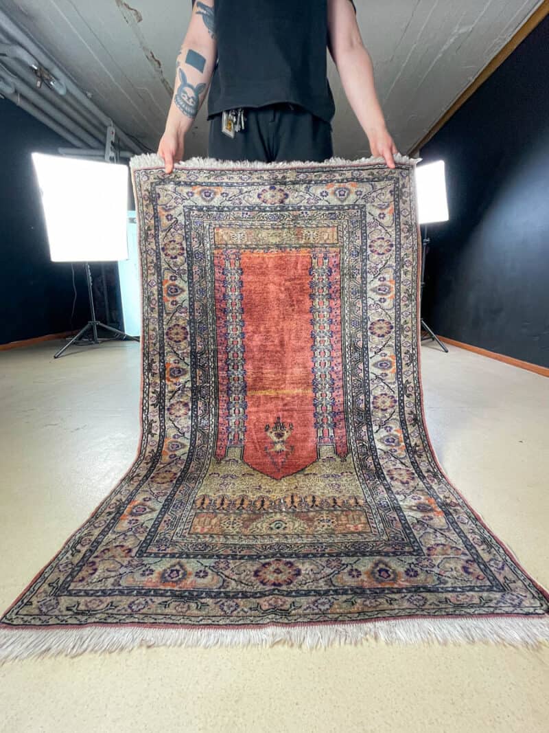 silkkimatto elegantti puoliantiikki kayseri 128 x 89 cm (kopio)