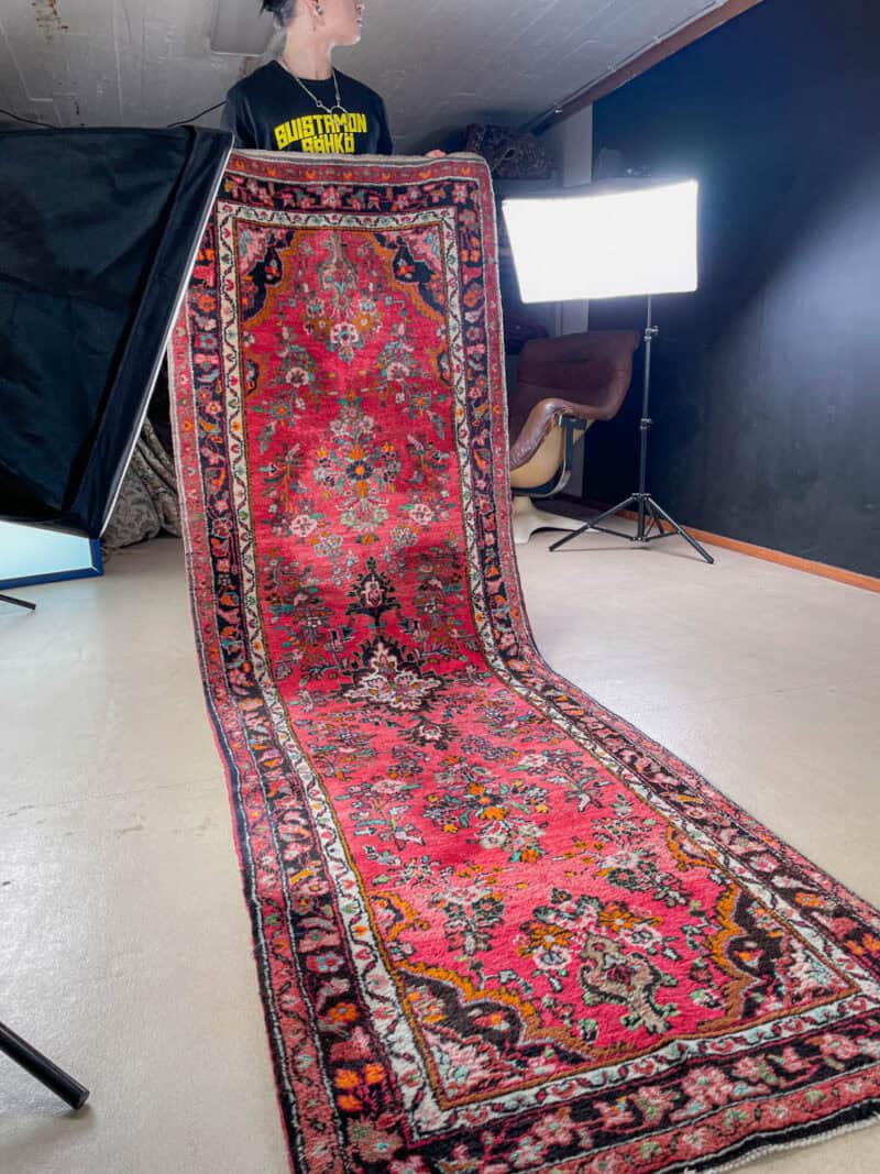 upea kukkais sarouk käytävämatto – 278 x 85 cm (kopio)