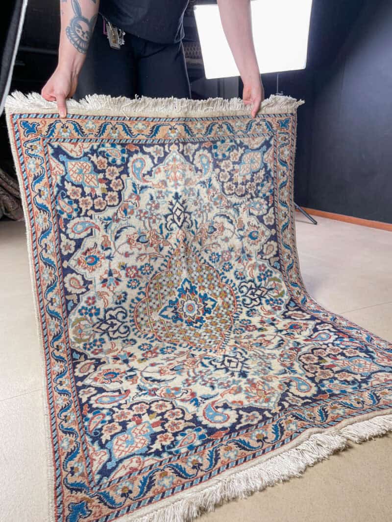 elegantti nain silkillä 130 x 95 cm