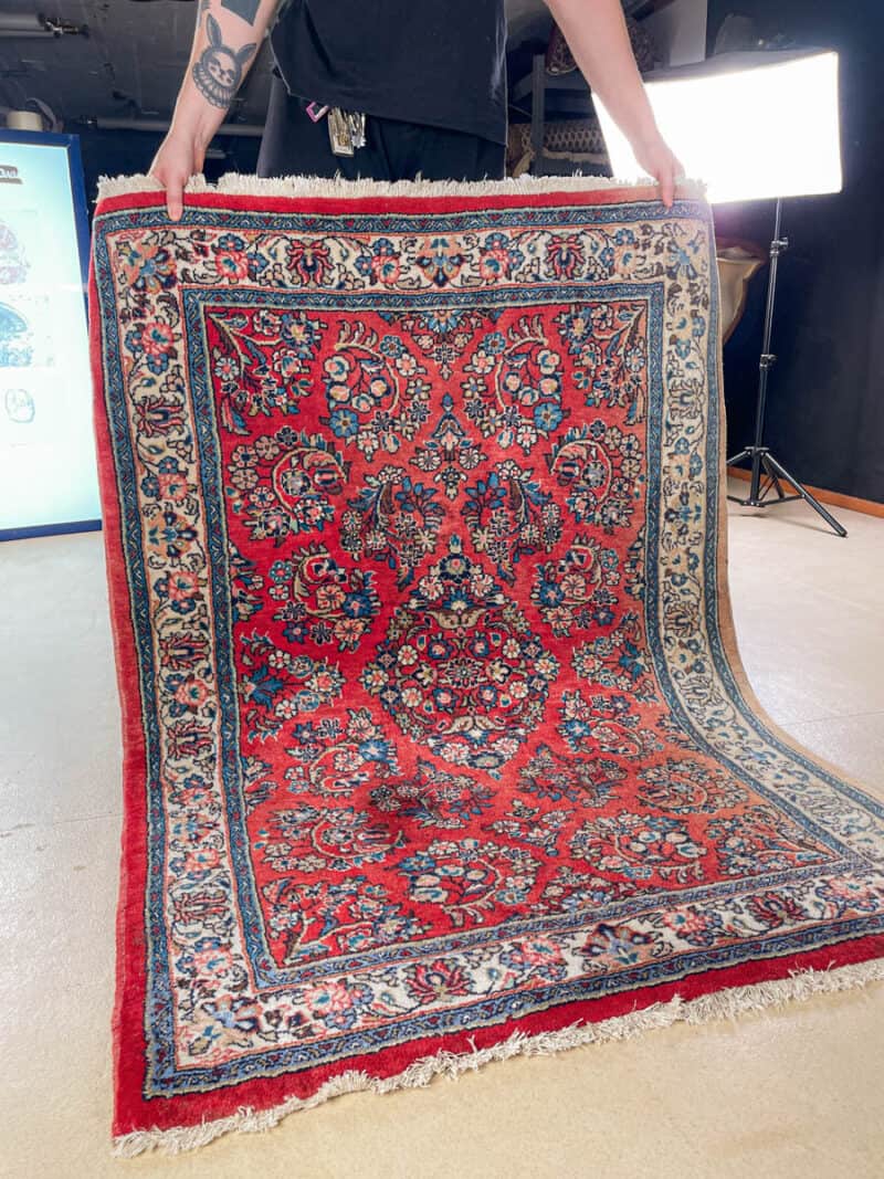 kauniin harmoninen vintage sarouk 150 x 105 cm