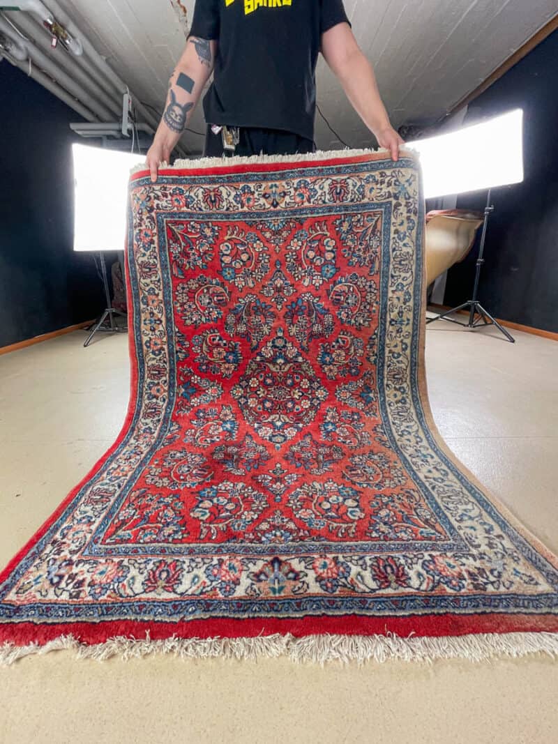 kauniin harmoninen vintage sarouk 150 x 105 cm