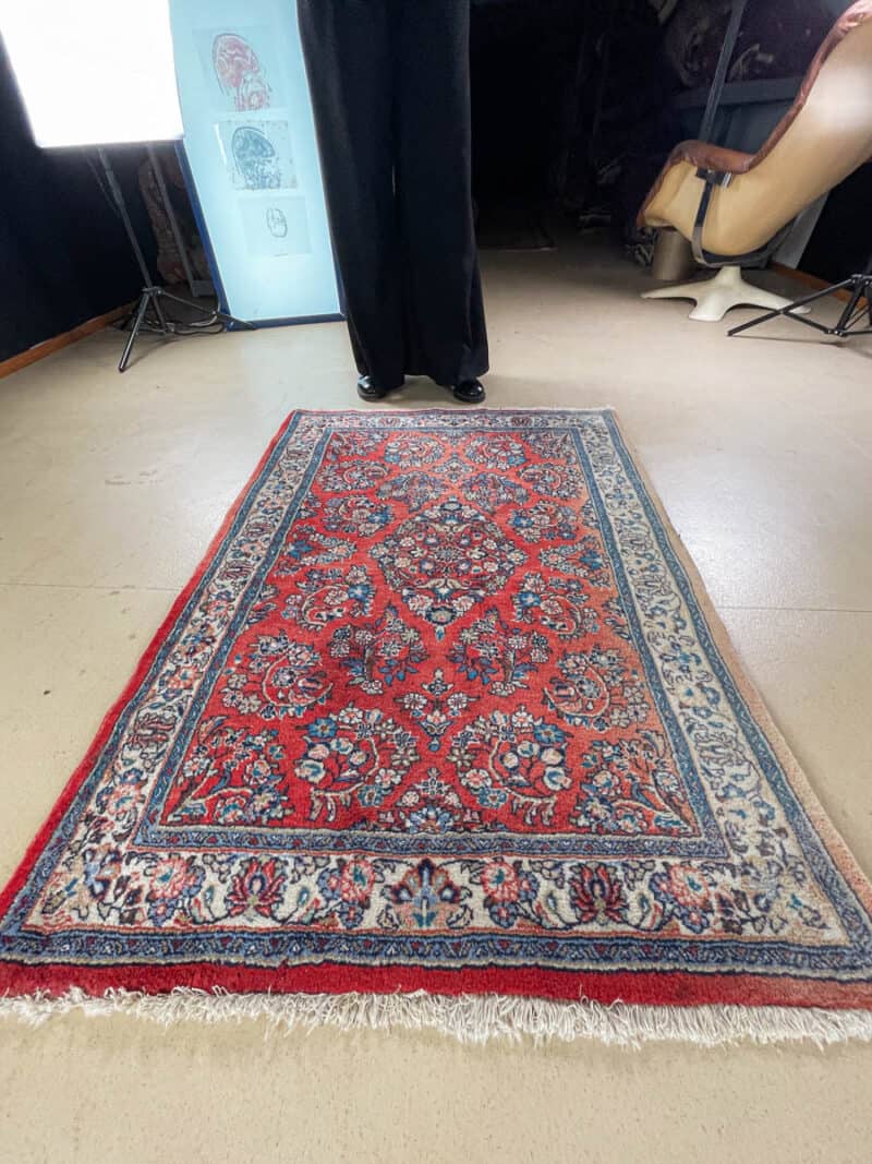 kauniin harmoninen vintage sarouk 150 x 105 cm