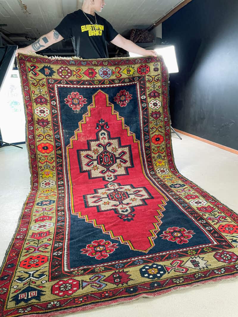 perinteinen puoliantiikki yahyali 255 x 141 cm