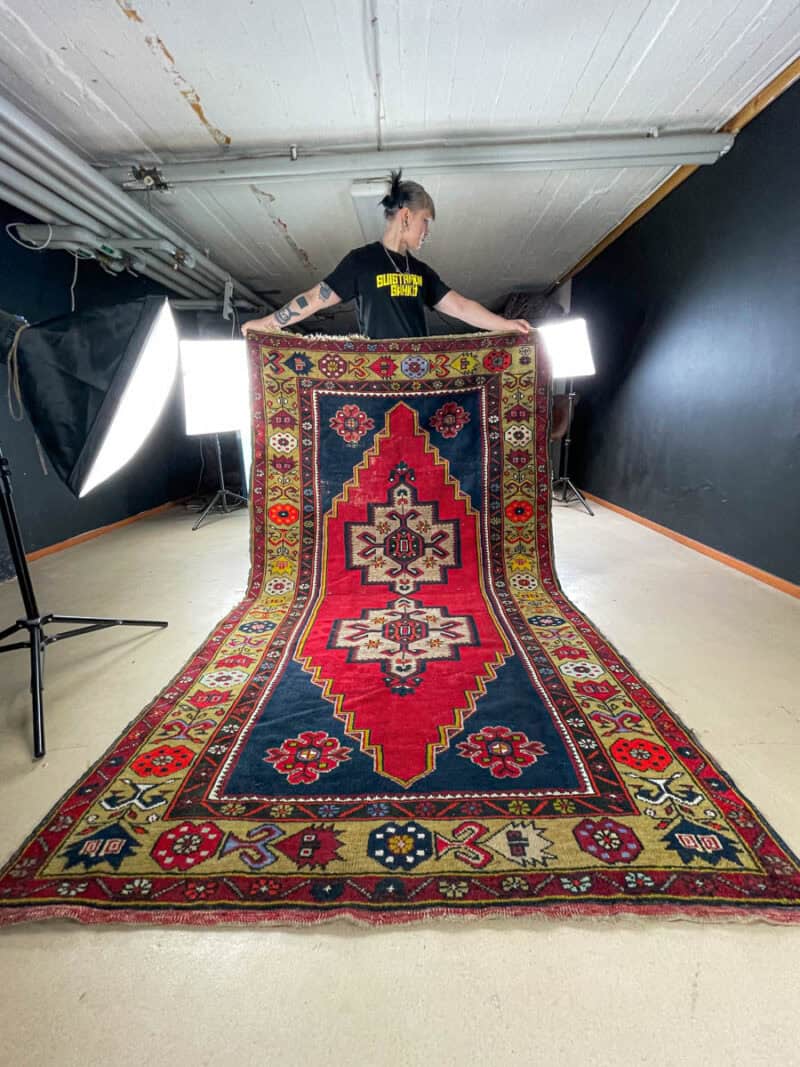 perinteinen puoliantiikki yahyali 255 x 141 cm