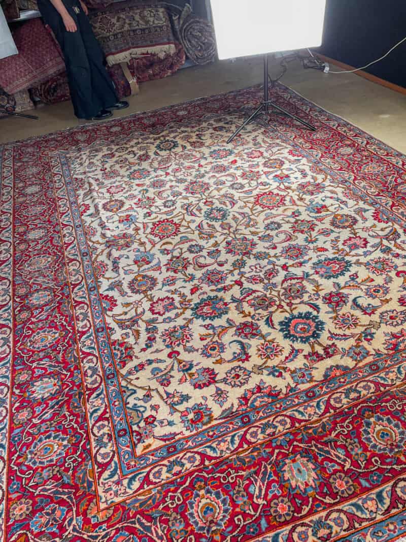 upea palatsikokoinen vaalea isfahan  388 x 276 cm