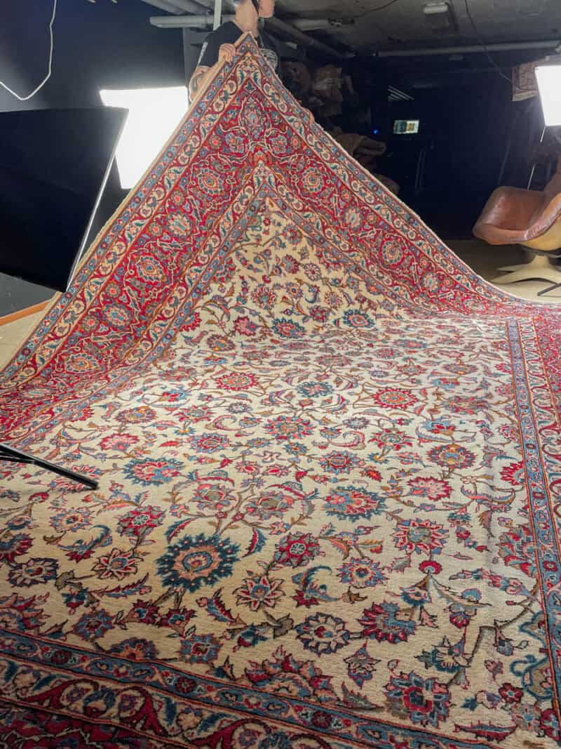 upea palatsikokoinen vaalea isfahan  388 x 276 cm