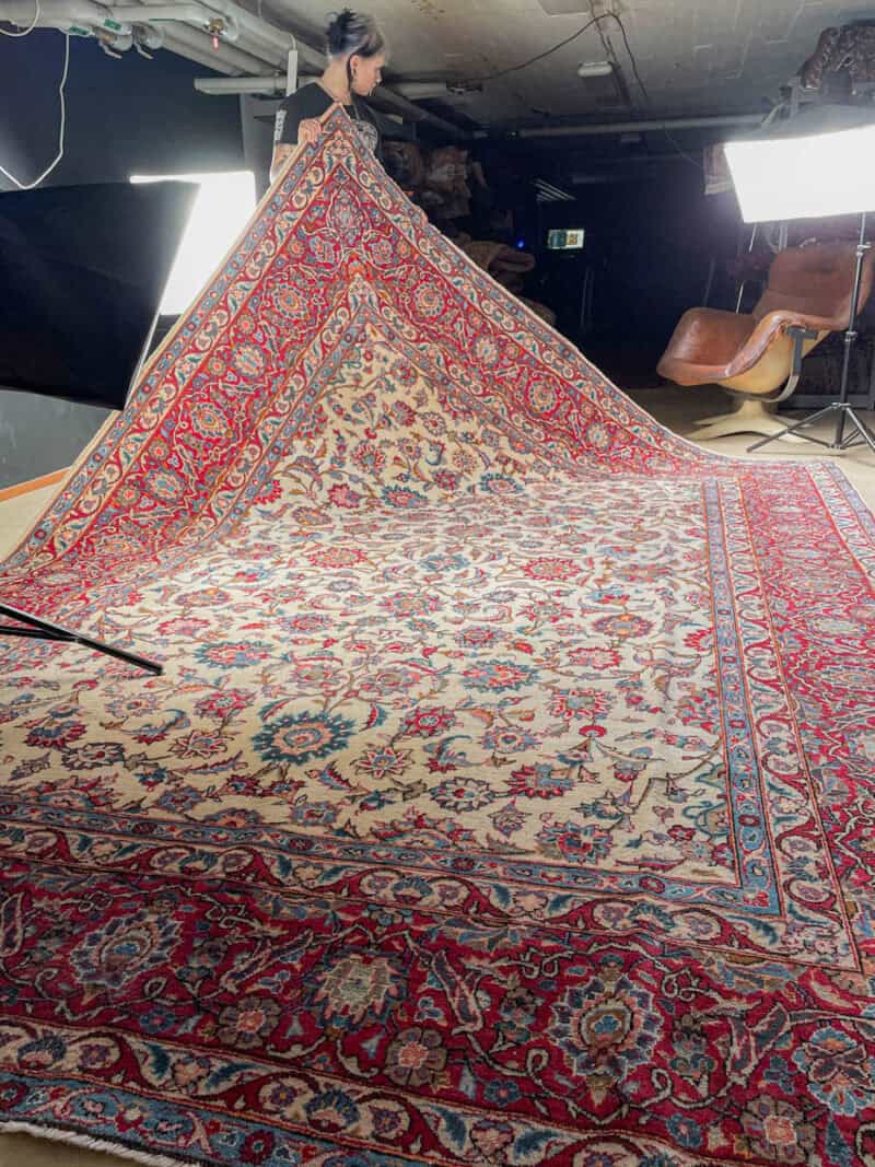 upea palatsikokoinen vaalea isfahan  388 x 276 cm