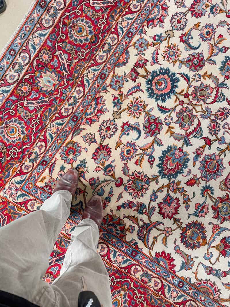 upea palatsikokoinen vaalea isfahan  388 x 276 cm