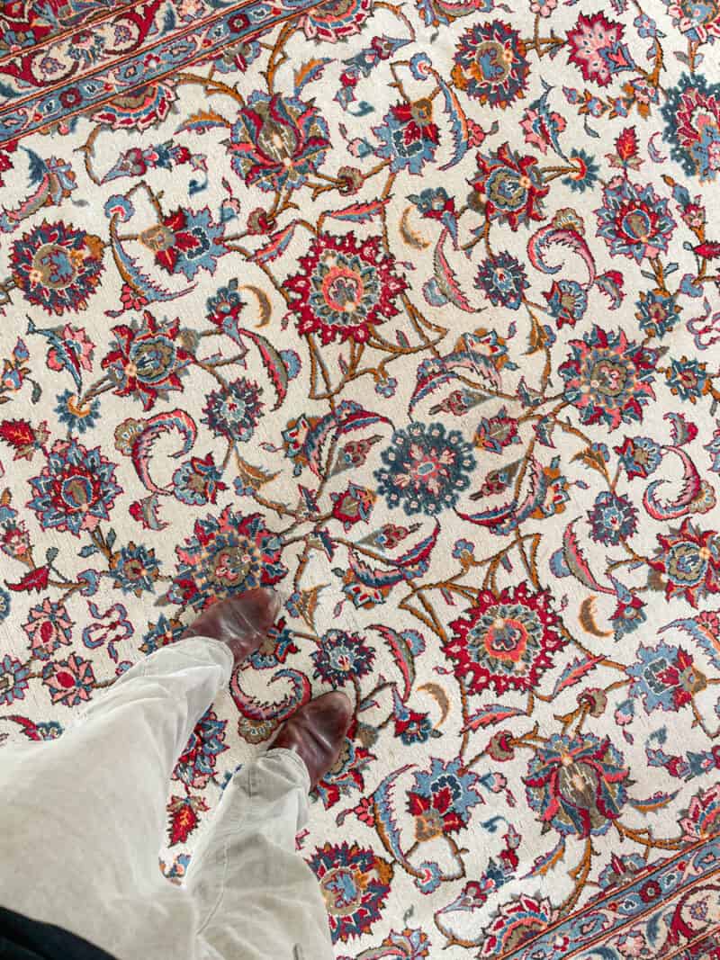 upea palatsikokoinen vaalea isfahan  388 x 276 cm
