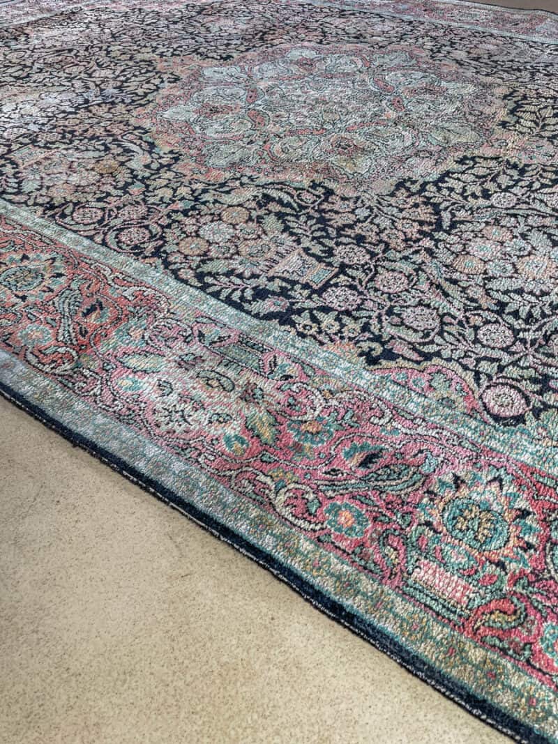 silkkimatto pastellinen paratiisi ghom 310 x 210 cm