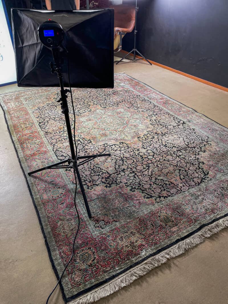 silkkimatto pastellinen paratiisi ghom 310 x 210 cm