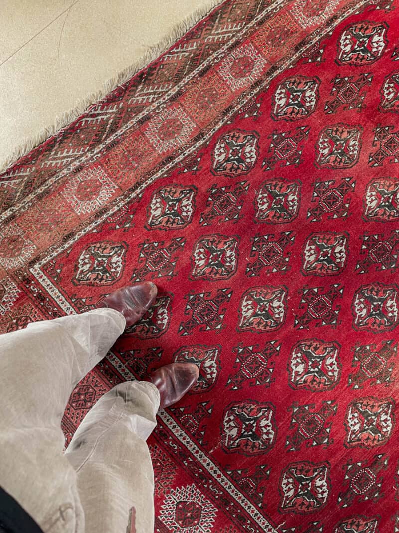 perinteinen vintage yomut 345 x 235 cm