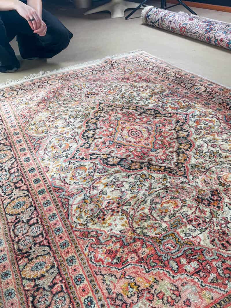 silkkimatto harmonisen elegantti kasmir 171 x 117 cm