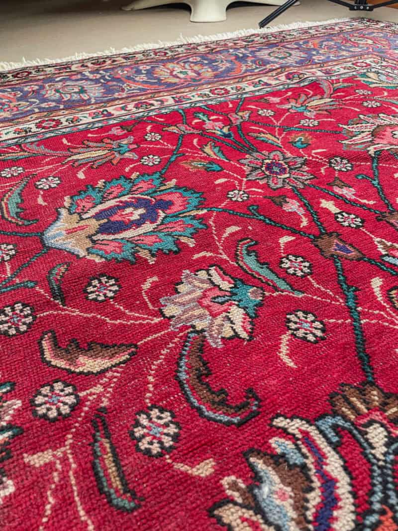 soinnukas palatsikokoinen vintage tabriz  410 x 195 cm
