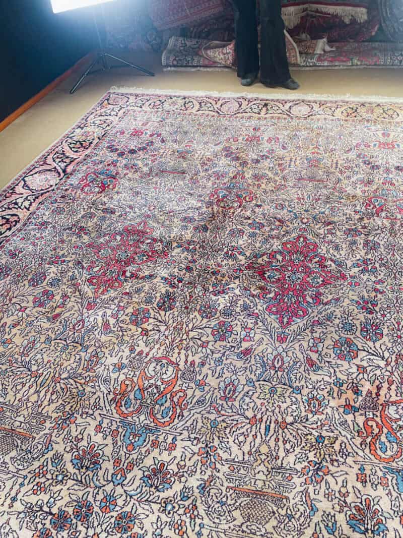 silkkimatto palatsikokoinen kasmir 372 x 270 cm
