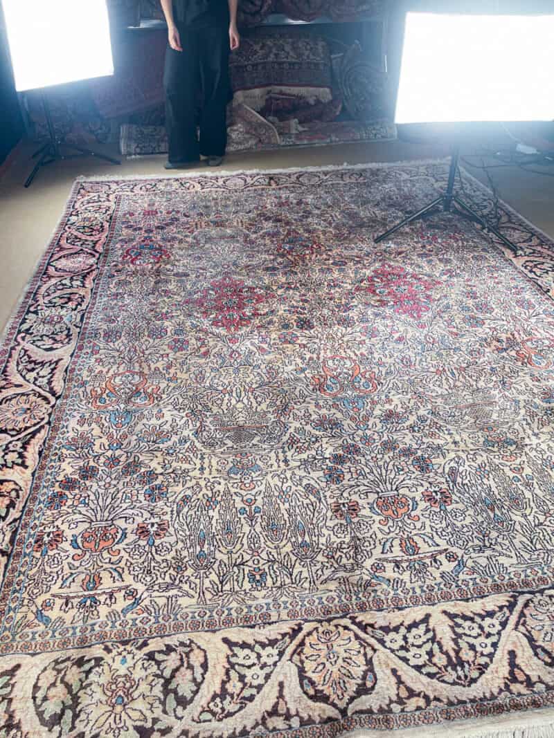 silkkimatto palatsikokoinen kasmir 372 x 270 cm