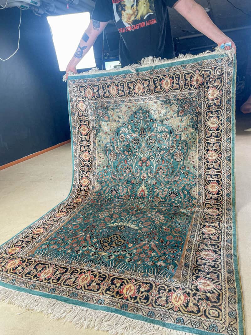 silkkimatto henkeäsalpaava elämänpuu ghom 220 x 126 cm (kopio)