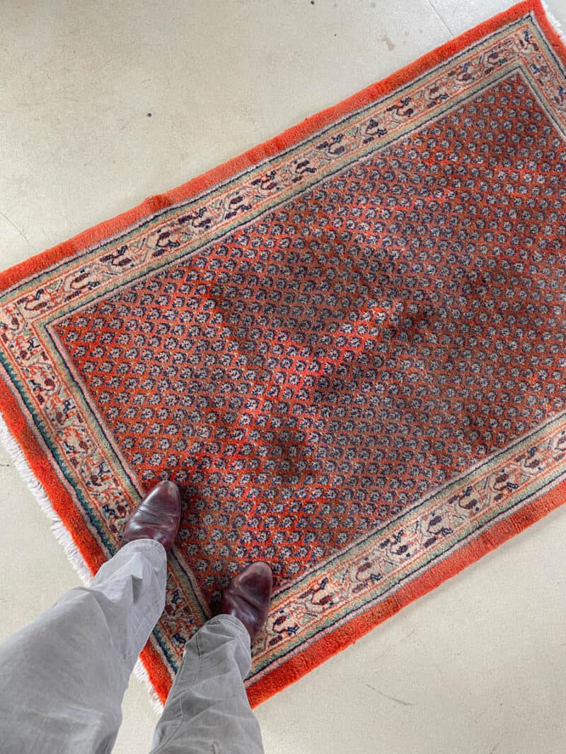 perinteinen oranssi sarouk mir 168 x 110 cm