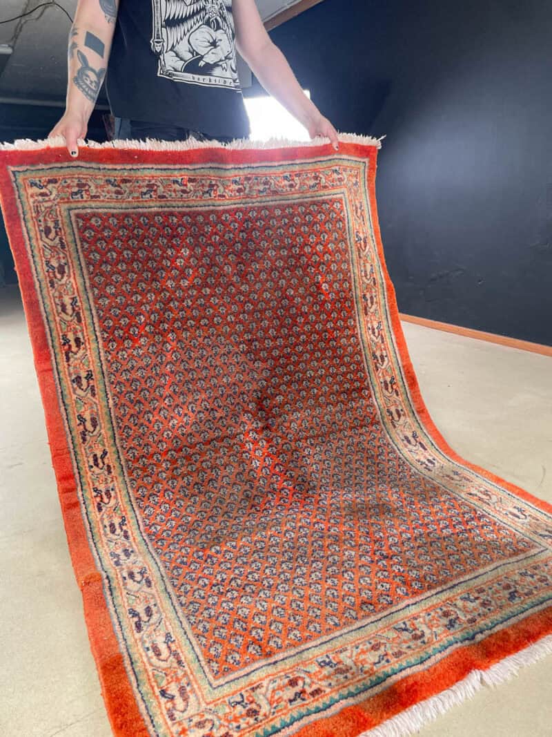 perinteinen oranssi sarouk mir 168 x 110 cm