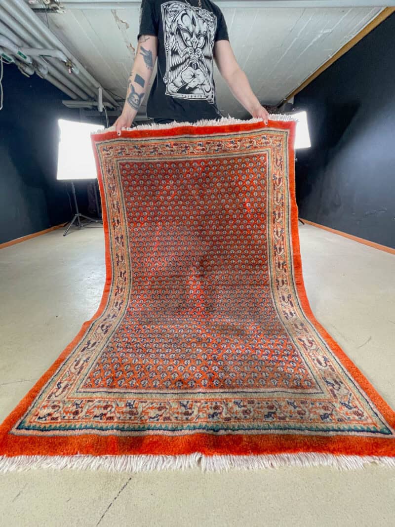 perinteinen oranssi sarouk mir 168 x 110 cm
