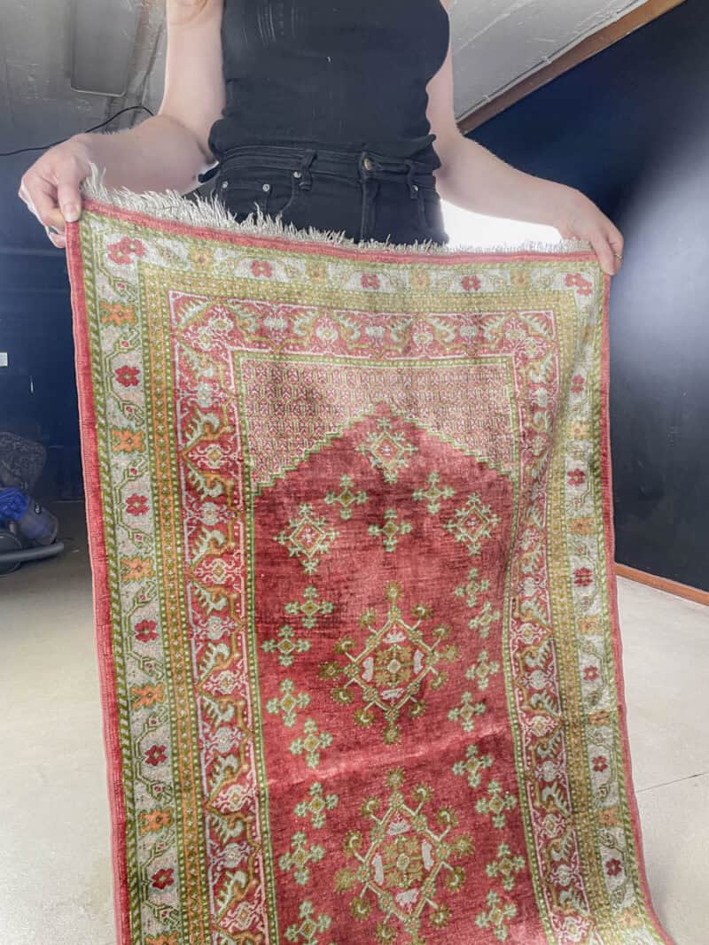 silkkimatto levollinen puoliantiikki hereke 140 x 73 cm