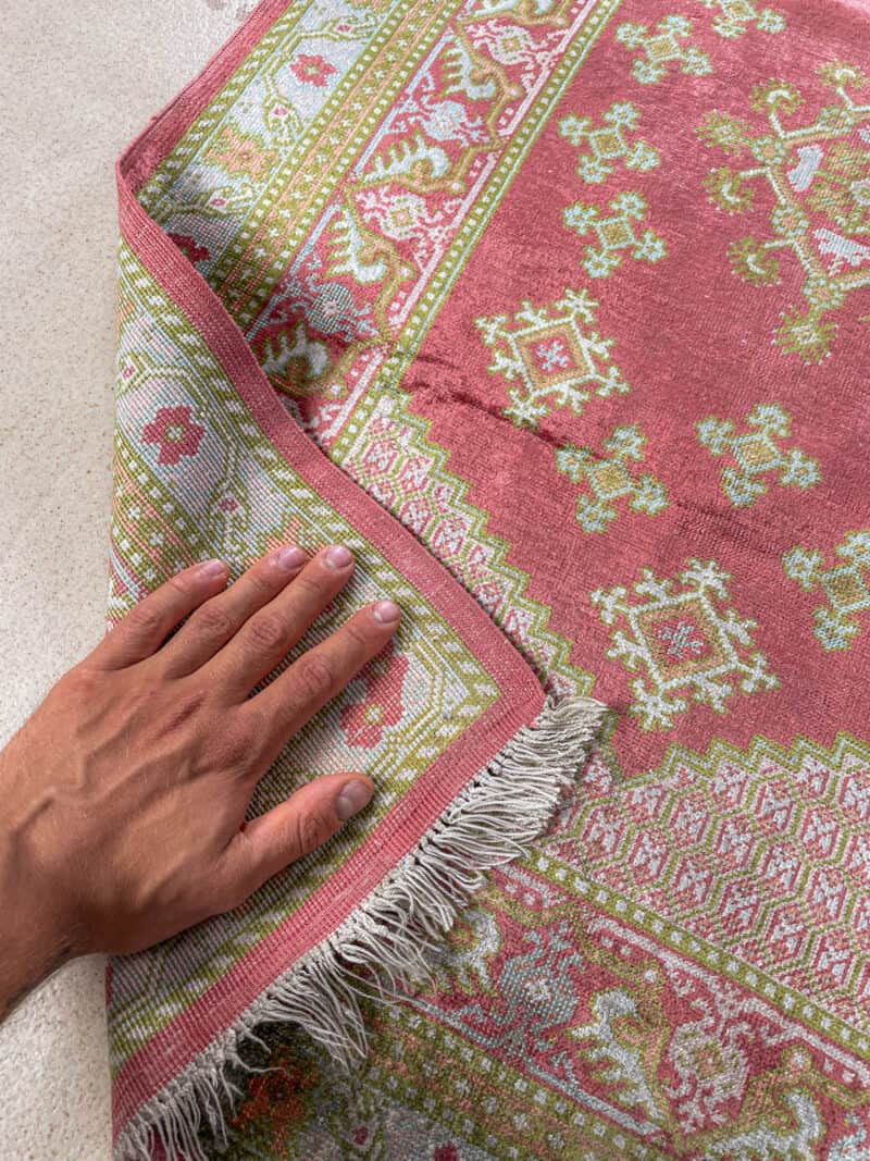 silkkimatto levollinen puoliantiikki hereke 140 x 73 cm