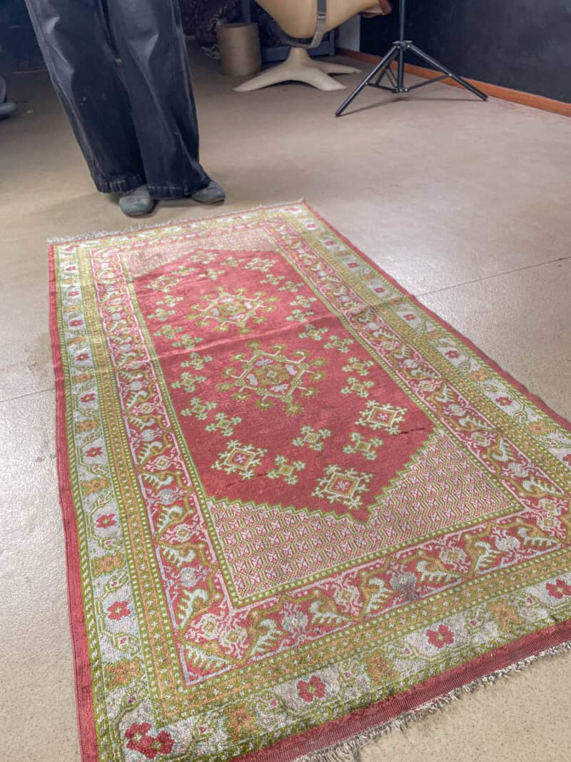 silkkimatto levollinen puoliantiikki hereke 140 x 73 cm