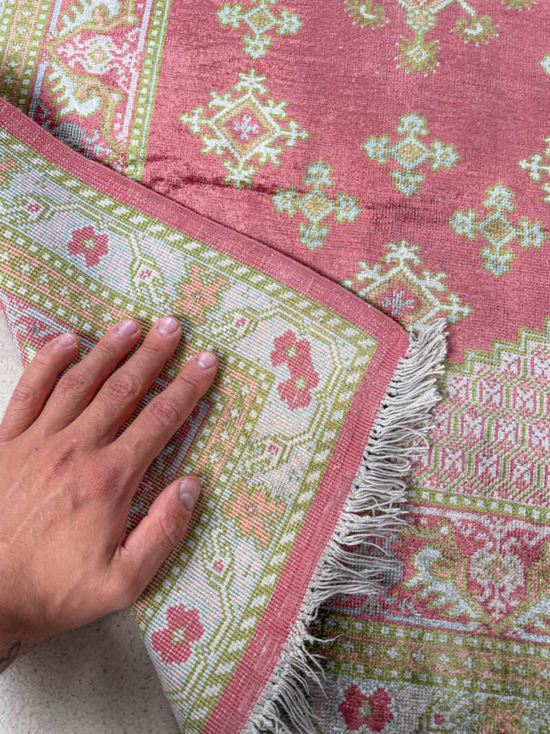 silkkimatto levollinen puoliantiikki hereke 140 x 73 cm