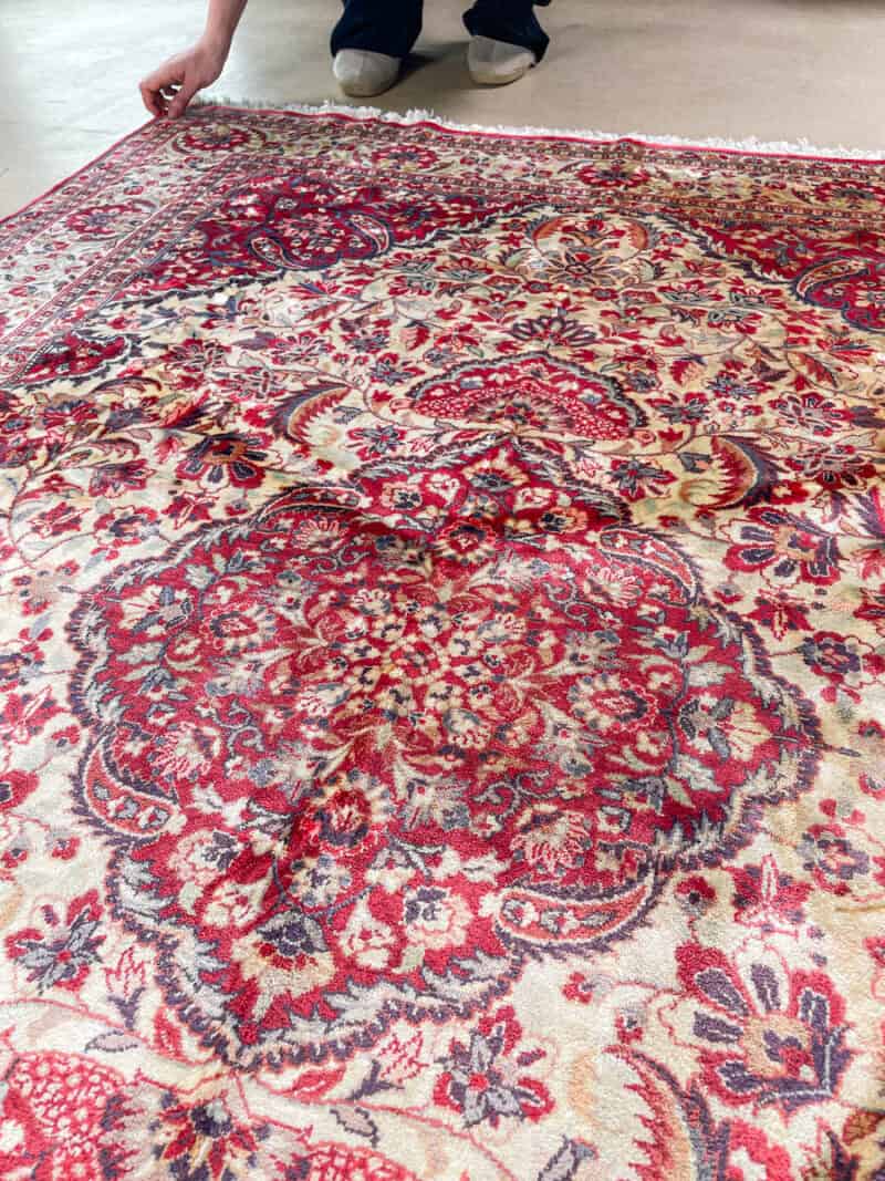 silkki silkillä runollisen sädehtivä ghom 200 x 139 cm