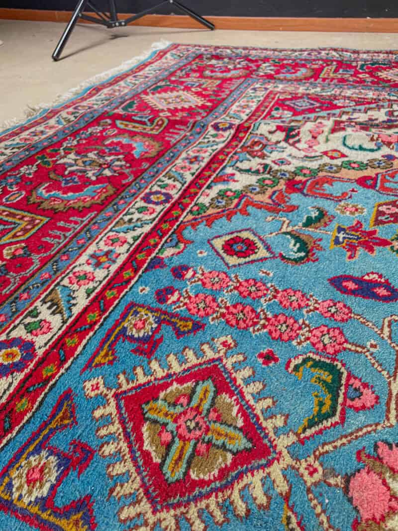 häikäisevä palatsikokoinen vintage tabriz  400 x 290 cm