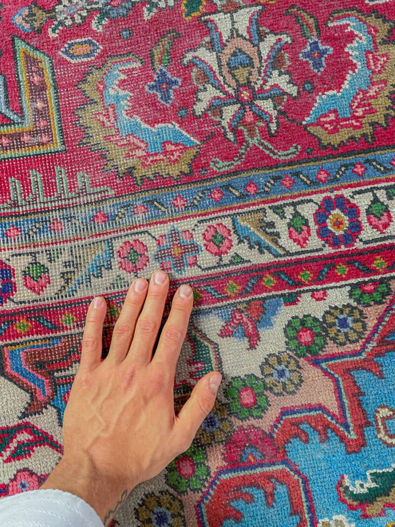 häikäisevä palatsikokoinen vintage tabriz  400 x 290 cm