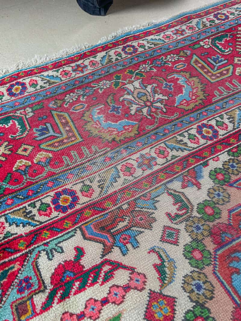 häikäisevä palatsikokoinen vintage tabriz  400 x 290 cm