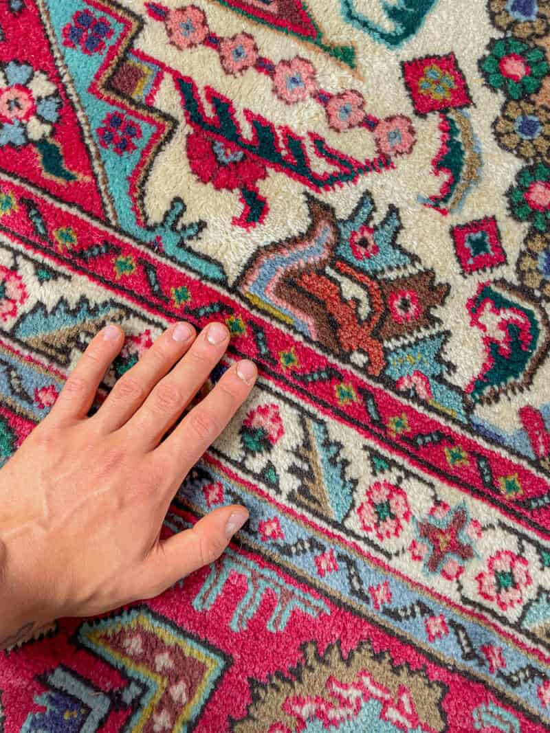 häikäisevä palatsikokoinen vintage tabriz  400 x 290 cm