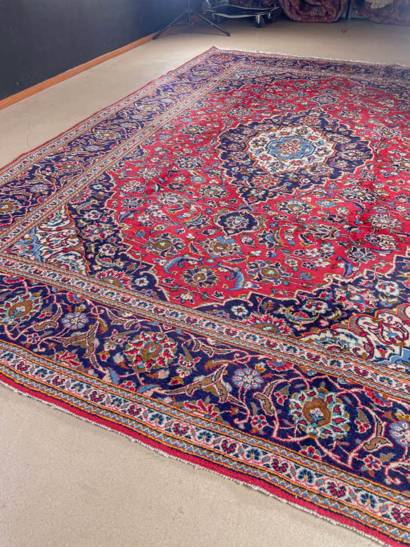 elegantin yksityiskohtainen perinteinen keshan  327 x 212 cm (kopio)